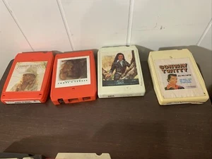 Eight Track Tapes (4) Conway Twisty, Loretta Lynn, Tammy Wynette, George & Tammy - Picture 1 of 5