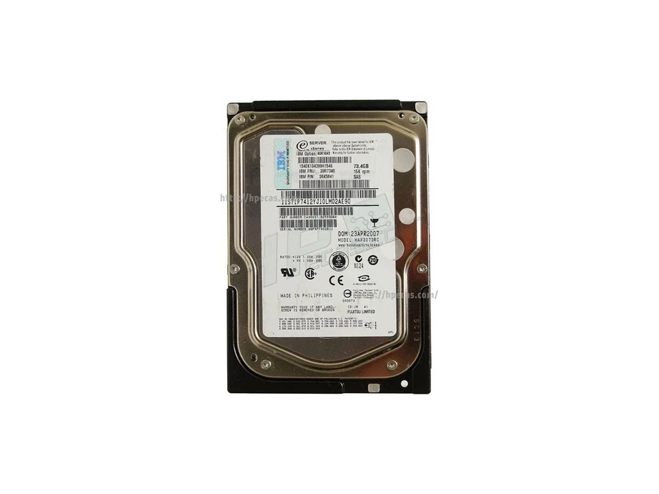 IBM 40K1043 73.4GB 15K 3.5" SAS HDD – Enterprise Server Hard Drive 6Gbps - Image 1 of 1