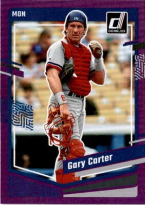 2023 Donruss #191 Gary Carter Holo Purple Montreal Expos - Image 1 of 2