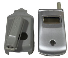 Motorola T720c - Silver (Alltel) Cellular Flip Phone Clip *no Battery*