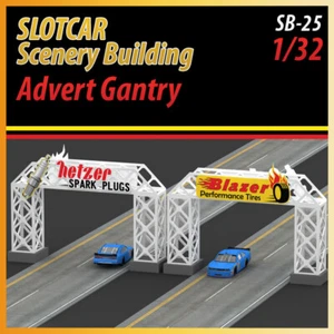 Slotcar Landschaft Gebäude Werbung Portal Scalextric, Carrera - Bild 1 von 7
