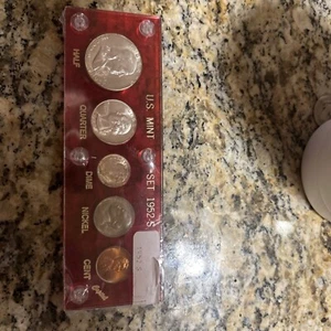 1952-P United States Coin Set Uncirculated . - 90% Silver!! Minus Penny. - Picture 1 of 6