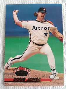 DOUG JONES HOUSTON ASTROS 1993 TOPPS STADIUM CLUB BASEBALL CARD #411 - Picture 1 of 1