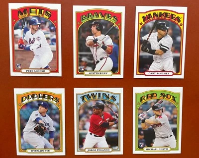 Juego completo de 6 cartas Topps Throwback Thursday TBT #23 2019 - Pete Alonso RC Foto 1 de 2