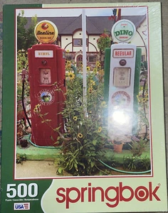 New Springbok 500 Piece Puzzle Coffee Station Pump Sealed - Picture 1 of 2