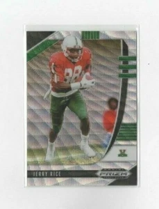 2020 Prizm Draft Picks Jerry Rice PRIZM WAVE #51 NCAA #'ed 169/299 - Photo 1/2