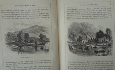 1861 COMPANION GUIDE TO SOUTH WALES RAILWAY MONMOUTH TO CARMARTHEN by HALL Train - Image 1 of 4