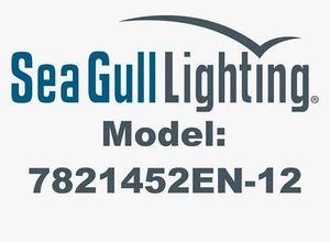 Sea Gull 7821452EN-12 Lakeview Ceiling Mount, 2-Light 18 Total Watts, Black - Picture 1 of 1
