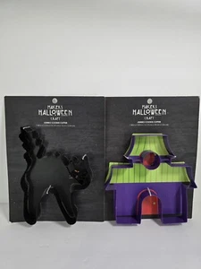 Galleta de Halloween 2 Jumbo Cortador Gato y Casa Embrujada Nuevo Sin usar, en caja - Imagen 1 de 6
