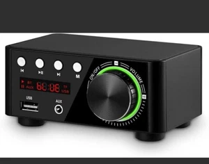 Nobsound 100W Mini Bluetooth 5.0 Power Amplifier Hi-Fi Stereo Class D Audio Amp - Picture 1 of 8