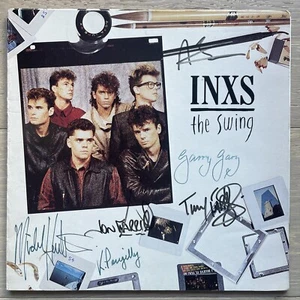 INXS - AUTOGRAPHED - THE SWING - 12" Vinyl Record LP - Michael Hutchence - Picture 1 of 10