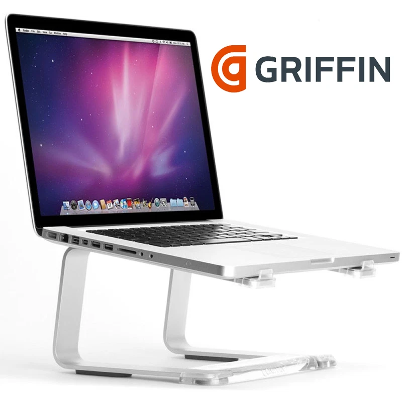 GRIFFIN ELEVATOR DESKTOP COMPUTER MACBOOK LAPTOP STAND COOLING DOCK GC16034-2 - Image 1 of 4
