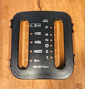 1999-2004 JEEP GRAND CHEROKEE SELEC-TRAC SHIFTER FACE PLATE BEZEL OEM - Picture 1 of 4