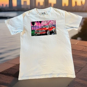 DGK Dirty Ghetto Kids Mens T Shirt Tee Sz M White Monte Carlo Graphic Box Chev - Picture 1 of 7