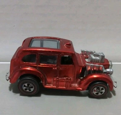 Coche de juguete Mattel Hot Wheels Redline Cockney Cab 1970 vintage Foto 1 de 4