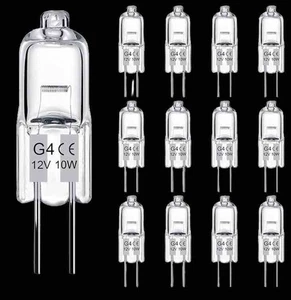 LIGHTSOURCE~G4 Bulb 12 Pack Crystal Clear Halogen Light Bulb 2 Pin 12V 10W NEW! - Picture 1 of 10