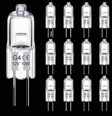 LIGHTSOURCE~G4 Bulb 12 Pack Crystal Clear Halogen Light Bulb 2 Pin 12V 10W NEW! - Image 1 of 4