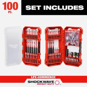 Milwaukee 48-32-5150 Set di punte per avvitatore a percussione ad onde d'urto (100 pezzi) - Foto 1 di 5