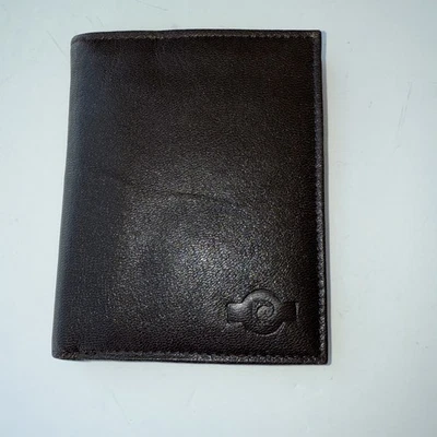 Vintage Pierre Cardin Men's Black Leather Slim Credit Card Wallet Bifold - Image 1 of 4
