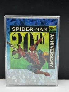 1992 COMIC IMAGES MARVEL SPIDER-MAN PRISM INSERT CARD  #P9 30TH ANNIVERSARY NM - Picture 1 of 3