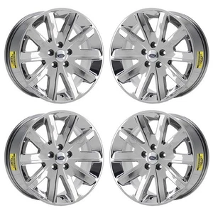 18" Ford Flex PVD Bright Chrome Wheels-C Rims Factory OEM 3769 Exchange 2009-... - Picture 1 of 3