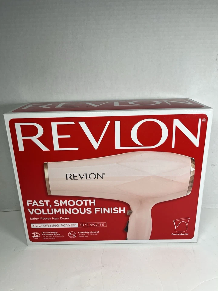Фен Revlon быстрый, гладкий объемная отделка - розовое золото  - Изображение 1 из 4