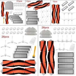 For Roborock S50 S6 Pure Robot Vacuum Cleaner Parts Filter Main/Side Brush Mops - Picture 1 of 22