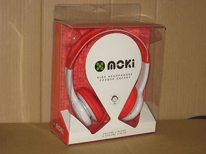 Moki Volume Restricted Kids HEADPHONES Red New In Box Music/MP3 - Picture 1 of 3