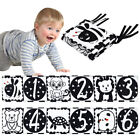 Baby Book Black And White Books Sensory Cloth Montessori High Contrast Toys