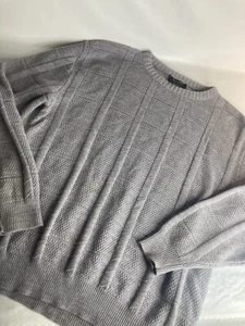 Christian Dior Monsieur Herren Strickpullover Grau XLarge Orlon Acryl - Bild 1 von 6