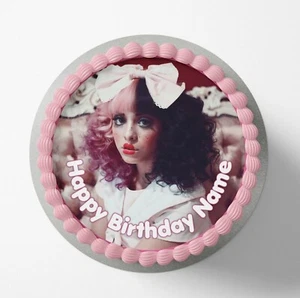 EDIBLE Melanie Martinez Topper Birthday Party Wafer Paper 19cm (uncut) - Picture 1 of 6