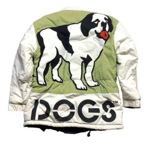 Y2K Big Dogs Reversible Puffer Coat - Picture 1 of 8