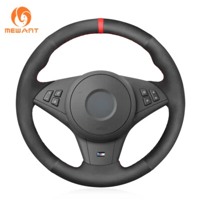 Steering Wheel Cover for BMW 525i 530i 540i 545i 550i 650i E60 E61 E63 E64 M5 M6 - Image 1 of 4