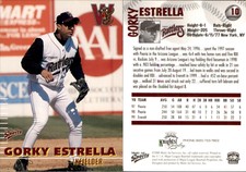 Gorky Estrella 2000 Multi-Ad Wisconsin Timber Rattlers #10 Card