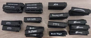 LOTTO 11 ACCENDINI BANDS METAL, MERCHANDISE UFFICIALE ARTWORX, leggi descrizione - Foto 1 di 3