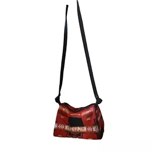 Pendleton Red Southwestern Wool Crossbody Bag With Adjustable Strap - Picture 1 of 7