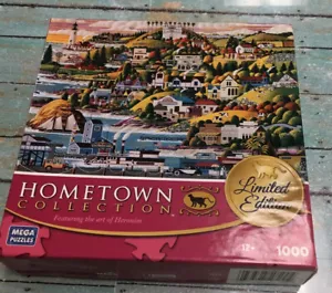 Mega Puzzles "Castle Country" puzzle 1000 pezzi completo 2011 città natale - Foto 1 di 4