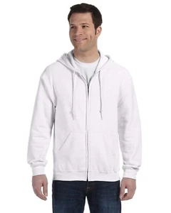 Gildan Adult Heavy Blend Full-Zip Hooded Sweatshirt - G186 - Picture 1 of 19