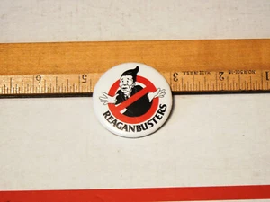 Ronald Regan Political Pin Back Button / Reganbusters Pin Back Button - Bild 1 von 2