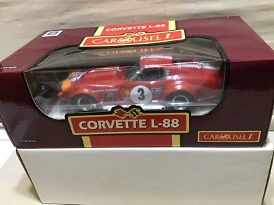 CORVETTE #3 MAGLIOLI / GREDER LeMANS 1968 L-88 427 DIECAST CAROUSEL 1 GM  #4606 - Image 1 of 4
