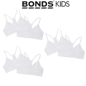 6 Pack Bonds Sports Seamfree Racer Back Crop Top Girls Kids Training Bra Bulk - Bild 1 von 6