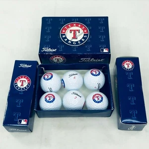 Pelotas de golf Texas Rangers Titleist MLB 2 mangas logotipo DT So Lo - Imagen 1 de 7