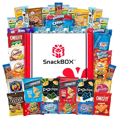 SNACKBOXUSA SnackBOX College Care Packages | Candies, Chips, and Cookies Assortment Care Pac