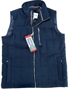 NEW ORVIS CLASSIC COLLECTION BLACK FULL ZIP SQUARE QUILTED PUFFER VEST JACKET M - Picture 1 of 8