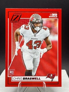 2024 Panini Zenith No Huddle Red Chris Braswell #120 RC Tampa Bay -2432 - Picture 1 of 2