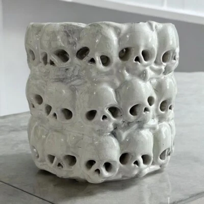 Skeletons Studio Pottery Vase - Image 1 of 4