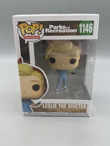 Funko Pop! Parques y Recreación Leslie la Remachadora #1146 - Imagen 1 de 8