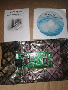 NEW SFF Small form factor low profile 56K data Fax Modem telephone pass through - Picture 1 of 5