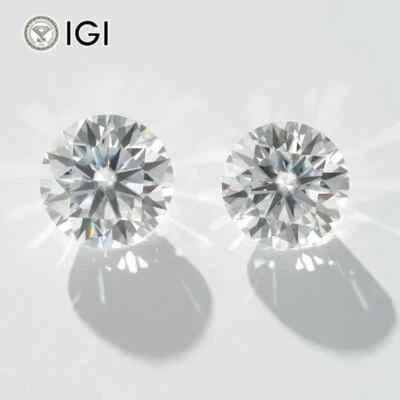 3CT IGI Certified Lab Grown D Color Round Cut VVS1 Clarity CVD Diamond Certified - Image 1 of 4