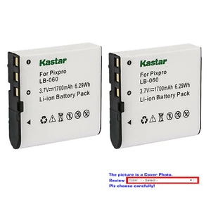 Kastar Replacement Battery Pack for VJIANGER 4K 48MP Vlogging Camera for YouTube - Picture 1 of 7